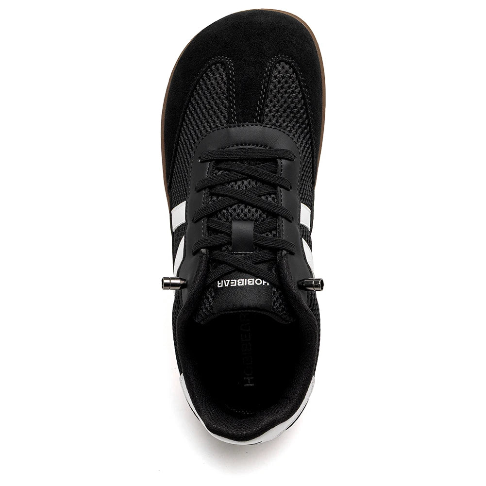 HOBIBEAR Women Men Wide Width Mesh Shoes Adjustable Slip On Sneakers Casual  Retro Walking Shoes for Unisex
